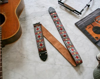 Vintage 60s &#39;Virginia&#39; Hippie Guitar - Camera - Bag Strap