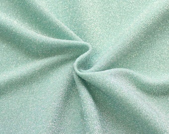 Lurex Jersey Glitter Mint