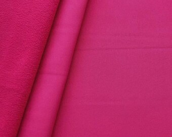 Softshell Fleece Stoff Farbe Pink