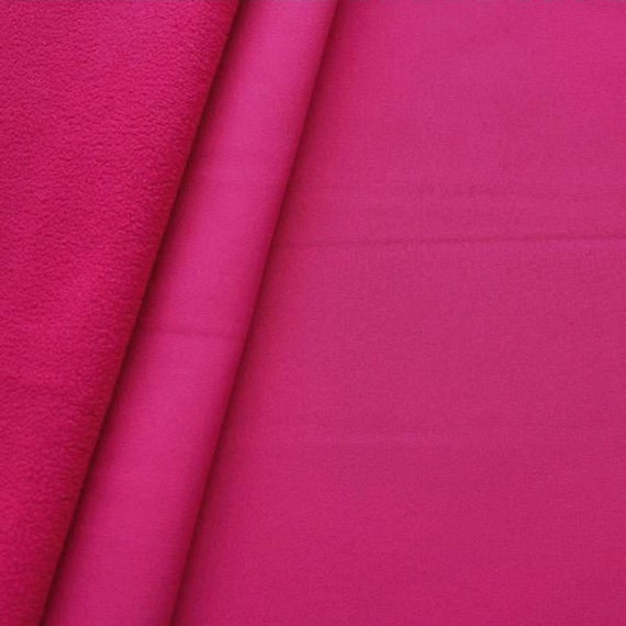 Softshell Fleece Stoff Farbe Pink