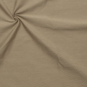 Organic Baumwoll Stretch Jersey Taupe