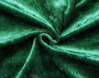 Pannesamt Farbe Tannen-Grün