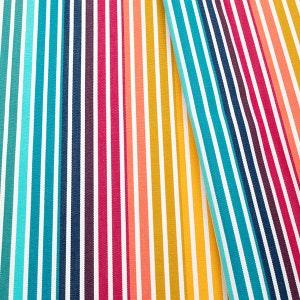 Outdoorstoff Streifen Mix Karibik Multicolor 2