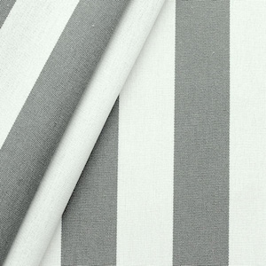 Markisen Outdoorstoff Streifen Basalt-Grau Weiss