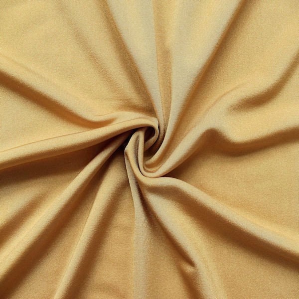 Bi-Stretch Jersey Badeanzug Stoff Beige-Gold