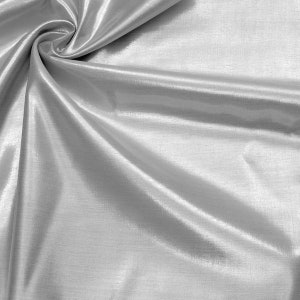 Thermo Vorhangstoff Futterstoff Cool Aluminium-Silber