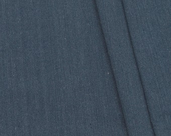 Baumwolle Polyester Canvas schwere Qualität Blau meliert