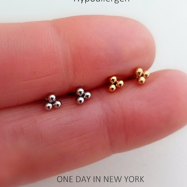 Silver, gold, labret, helix, tragus, piercing, medusa, conch, cartilage, daith, lip piercing, flat back earrings, 1 piece
