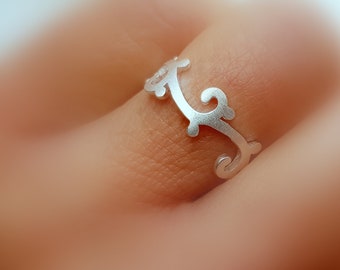 Small tendril ring * 925 Silver *