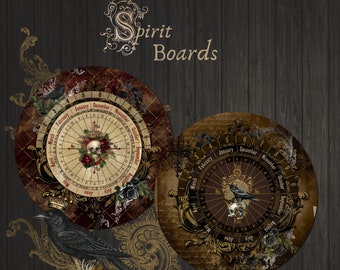 Gothic Spirit Board, Pendulum Mat, Divination Tool
