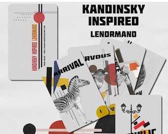 Kandinsky Inspired Lenormand Deck, Lenormand Cards, Oracle Deck