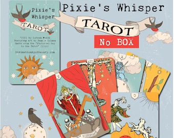 Pixie's Whisper Tarot Deck, Tarot Cards, Oracle Deck with No Outer Box