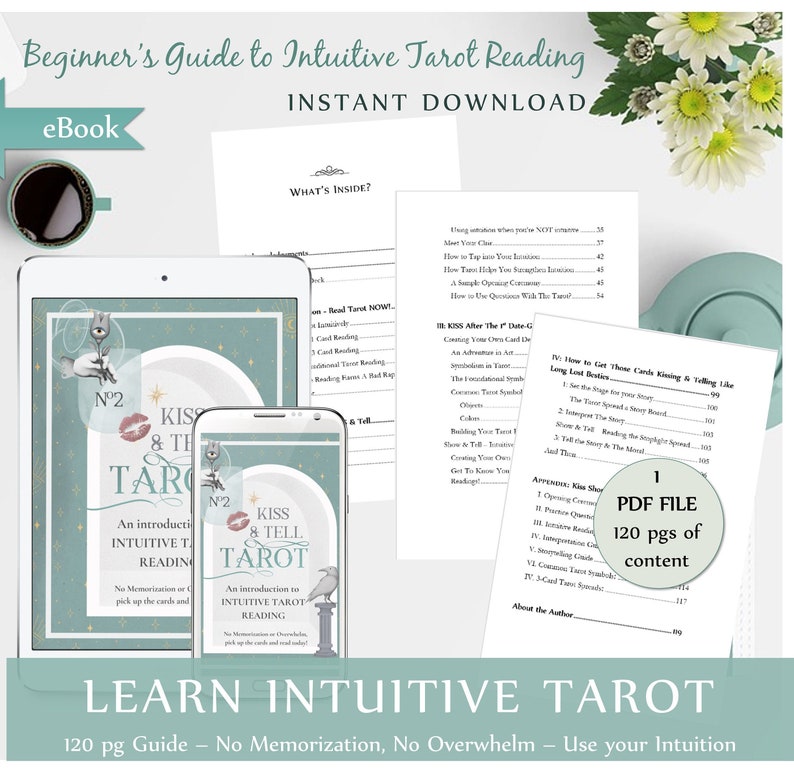 Beginners Guide to Intuitive Tarot Reading Ebook No - Etsy