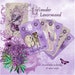 Lavender Lenormand - Bridge Size Lenormand Deck - Mini Size Lenormand Deck - Fortune Telling Oracle Cards - Divination Cards 