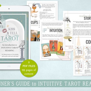 Wie man Tarot intuitiv liest - Anfängerleitfaden eBOOK, kein Auswendiglernen oder Überfordern Lernen Sie, Tarot heute zu lesen, Sofortiger Download