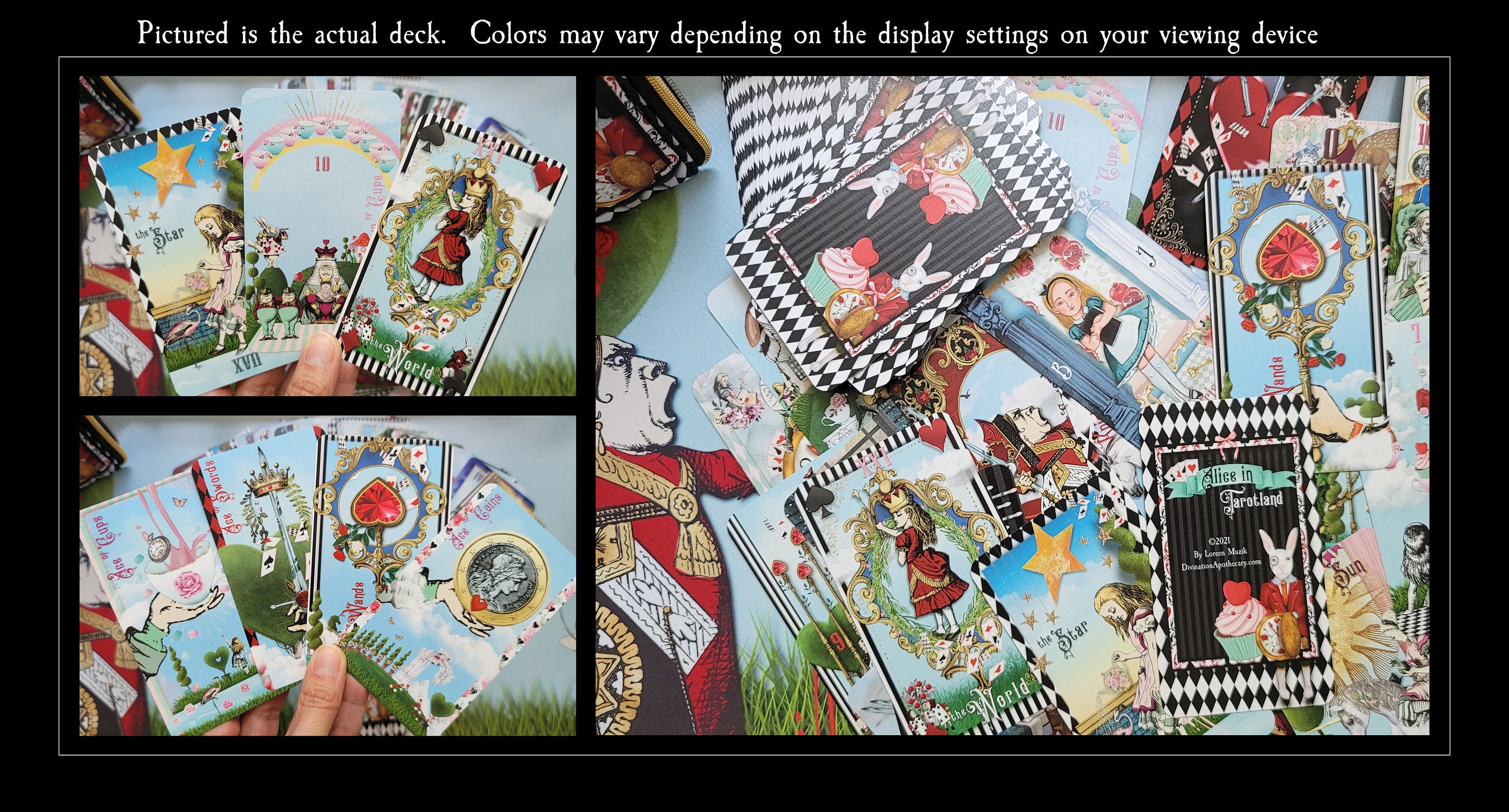 Alice in Tarotland, Tarot Deck, NO BOX, Wonderland Tarot Cards
