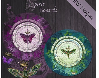 Butterfly Pendulum Board, Spirit Board, Pendulum Mat, Divination Tool