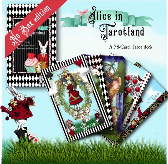 Alice in Tarotland タロットカード 78枚組 Alice in Tarotland, Tarot Deck, NO BOX, Wonderland Tarot Cards