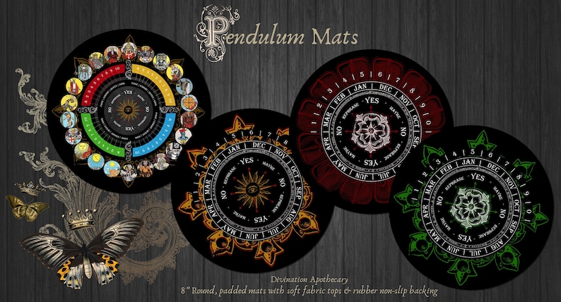 Tarot Pendulum Board Pendulum Mat Alter Cloth Divination | Etsy