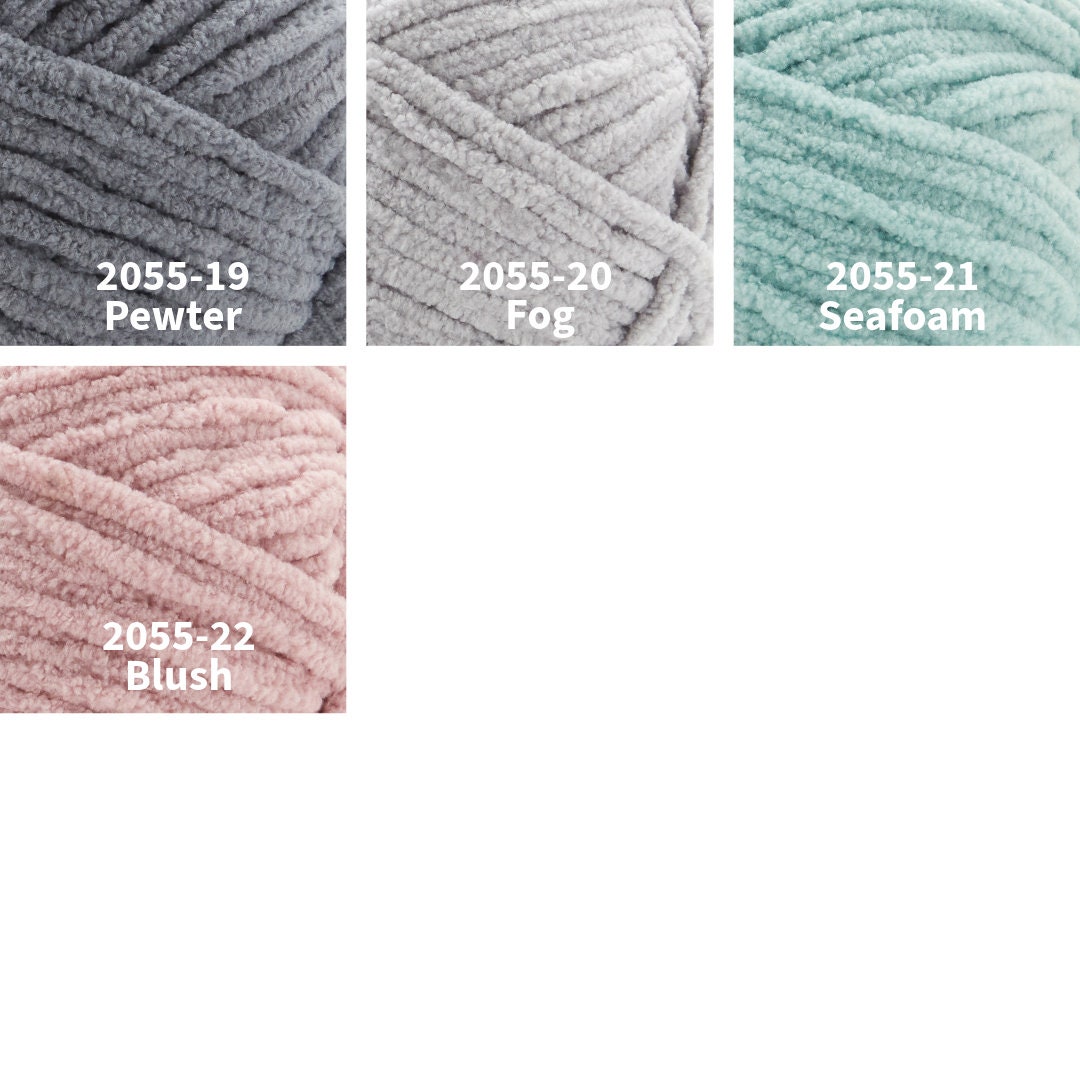 Premier Yarns Basix Chenille Yarn, Made of Polyester, Super Bulky Yarn for  Crocheting and Knitting, Blush, 10.5 oz, 220 Yards