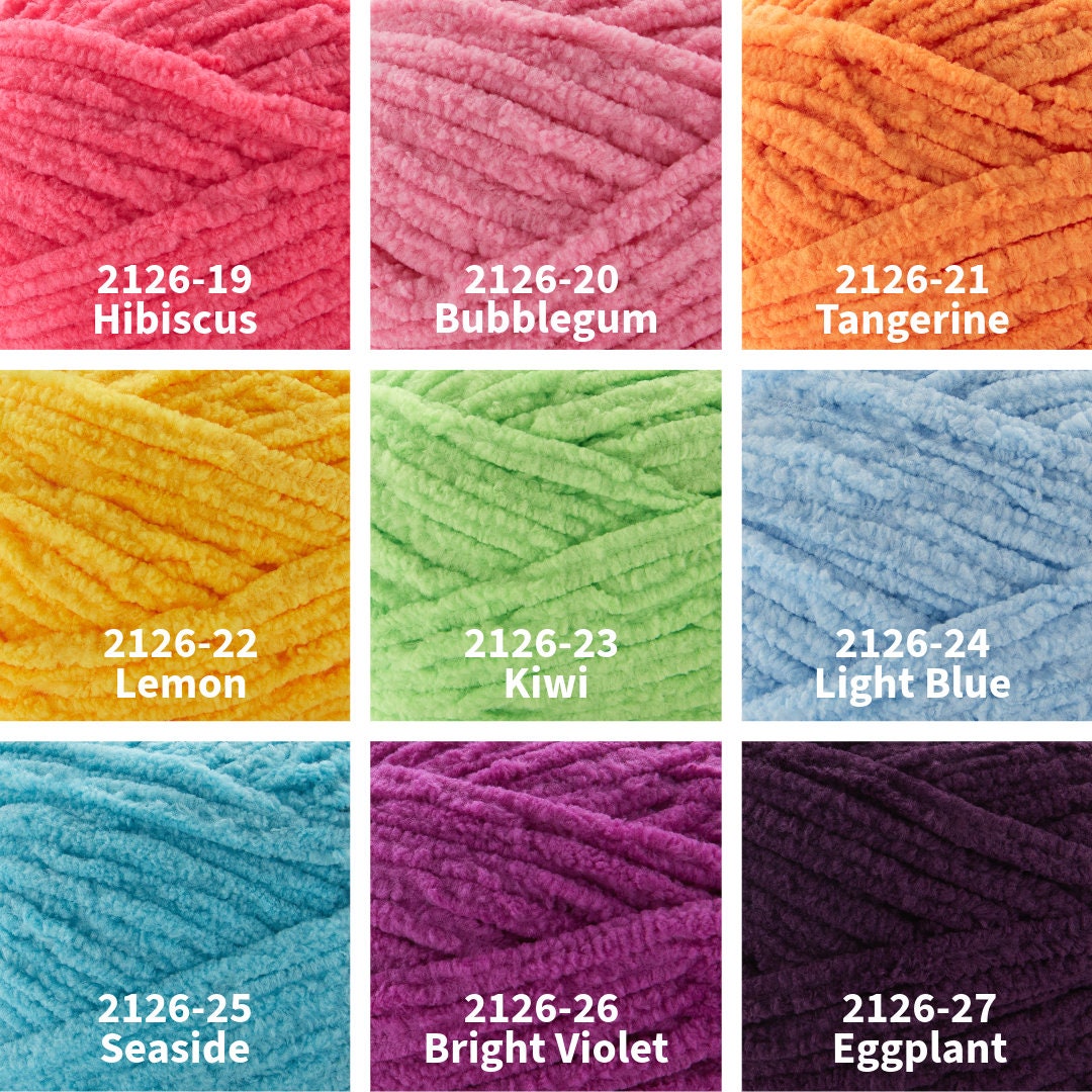 Premier Basix® Chenille Brights Yarn - Etsy