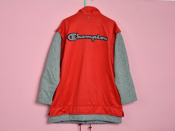 red champion tracksuit