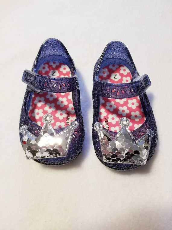 sequin baby shoes