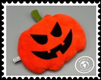 Kersenpitkussen: Osvaldo, de verschrikkelijke pompoen!