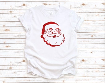 Santa Claus Shirt + Santa Claus + Christmas Shirt + Sweatshirt + Longsleeve + Christmas Sweatshirt + Cozy + Santa Face Shirt