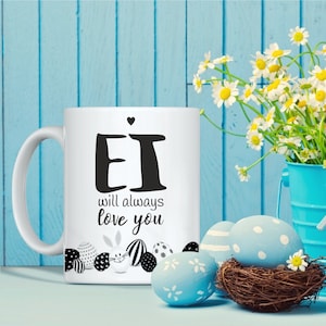 Coole Tasse Ei will always love you Geschenkidee für Ostern Geschenk für den Partner Spruchtasse Ostern Bild 1