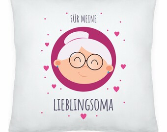 Kissen "Für meine Lieblingsoma" | süße Geschenkidee für die Oma | Geschenk | Geburtstag | Ostern