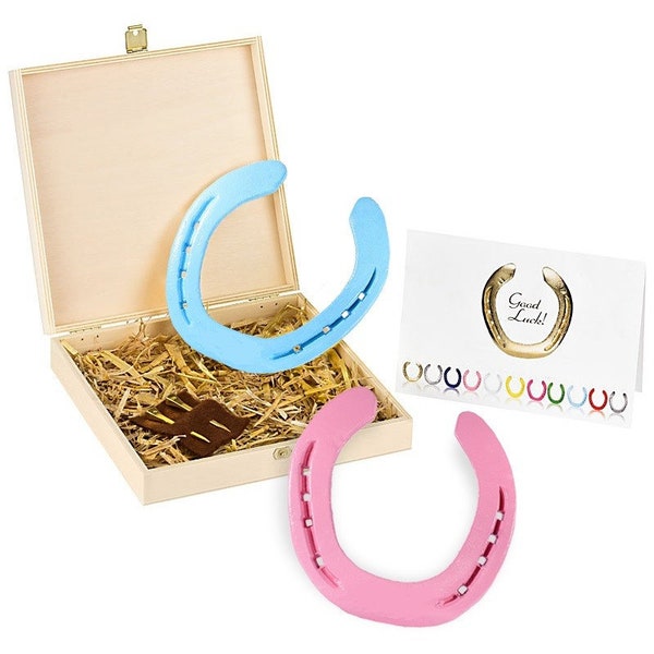 Lucky Horseshoe Box - "Good luck in your new home"