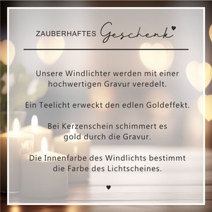 Windlicht Firmung Motiv Fisch personalisiert mit Name und Datum Geschenkidee zur Firmung christliche Geschenkideen Kerze Gravur zdjęcie 10