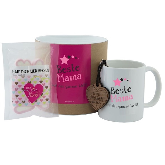 Gift Set Mothers Day Cup Key Ring Sweet