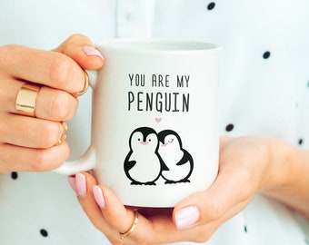 Taza - Eres mi pingüino | Taza de café impresa | Taza con frase divertida | regalo | Idea de regalo amigos familia pareja