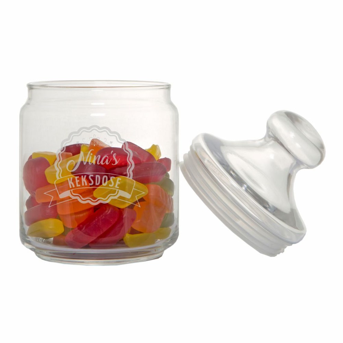 Weihnachtsbaum Bonbonglas - Süßigkeitenglas Mit Deckel