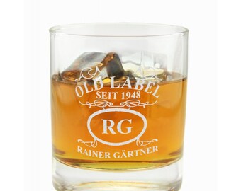 Personalisiertes Whiskyglas Geschenk für Männer