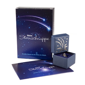 My shooting star with gift box & greeting card