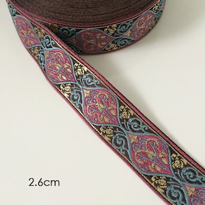 Boho Ethnic Jacquard Bohemian Trim Braid Ribbon Sewing Hat Craft Embroidered Belt Geo