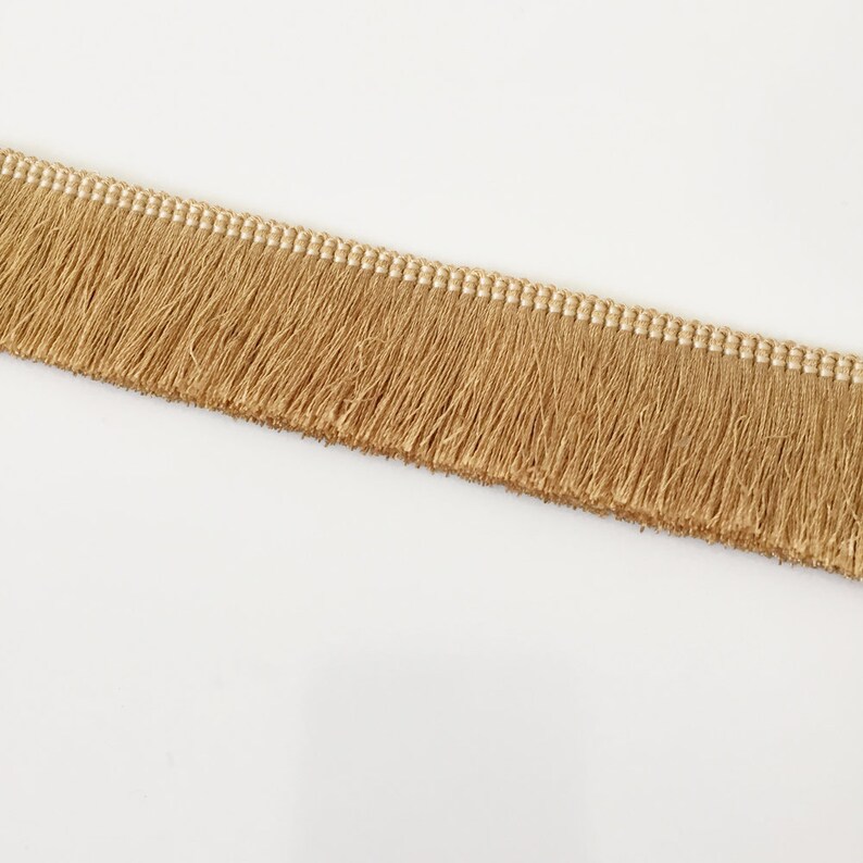 THICK SILKY Brush Fringe Tassel Trim Craft Upholstery Retro Etsy UK