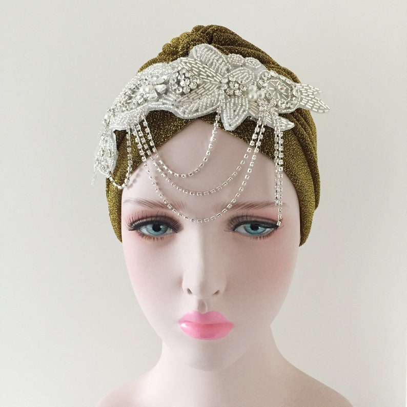 The Flapper Diamante 1920's Cosmopolitan Headpiece main image 1