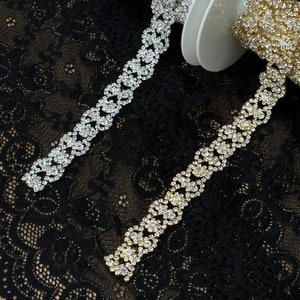 Rhinestone Diamante Sewing Chain Trim