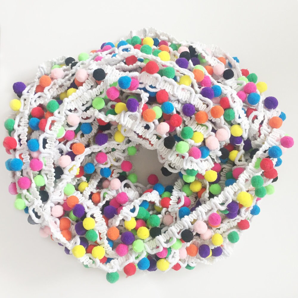Incraftables 1500 Pcs Pom Poms With Googly Eyes Colored Cotton
