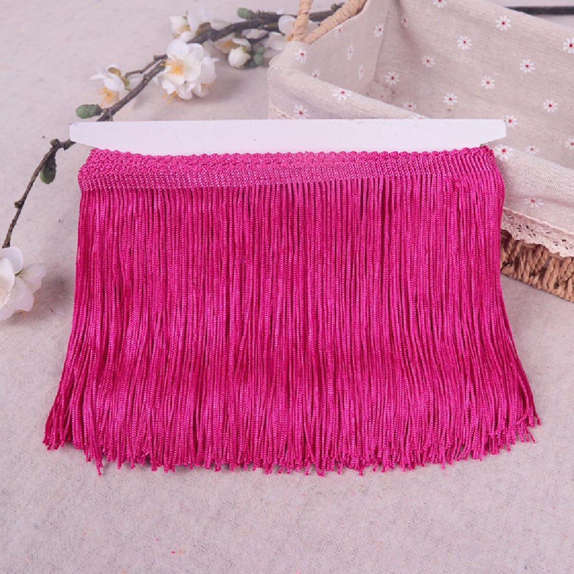 15cm Tassel Trim Fringe Edging for Crafting | Lampshade Gatsby Dress ...