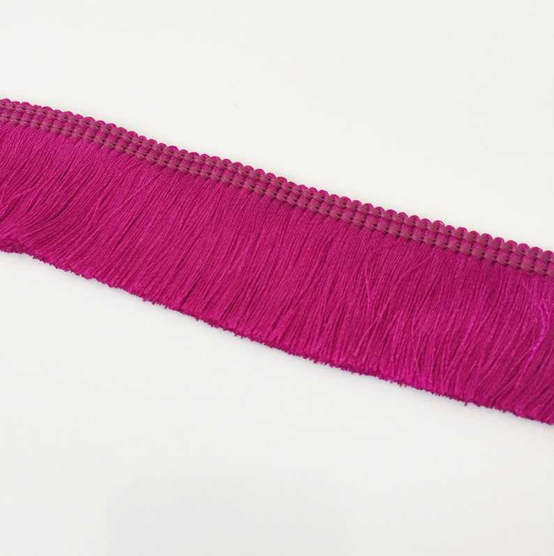 THICK SILKY Brush Fringe Tassel Trim Craft Upholstery Retro Etsy UK