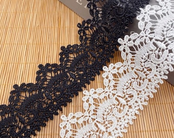 Vintage Inspired Embroidered Floral Venise Lace for Edging TRIM Sewing Craft Dress Making Costume