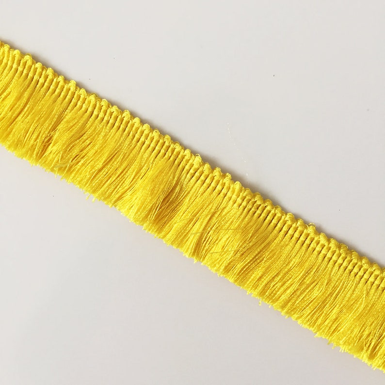 THICK SILKY Brush Fringe Tassel Trim Craft Upholstery Retro Etsy