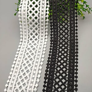 Gehäkelte Spitze Stoff Trim Kleid Kleidung Nähen Kanten Trimmen Handwerk Stickerei