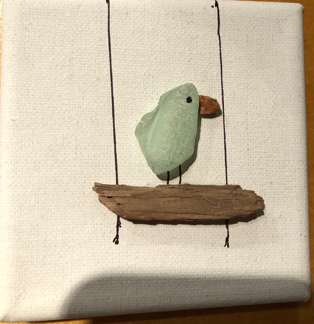 Bird on a Swing Etsy