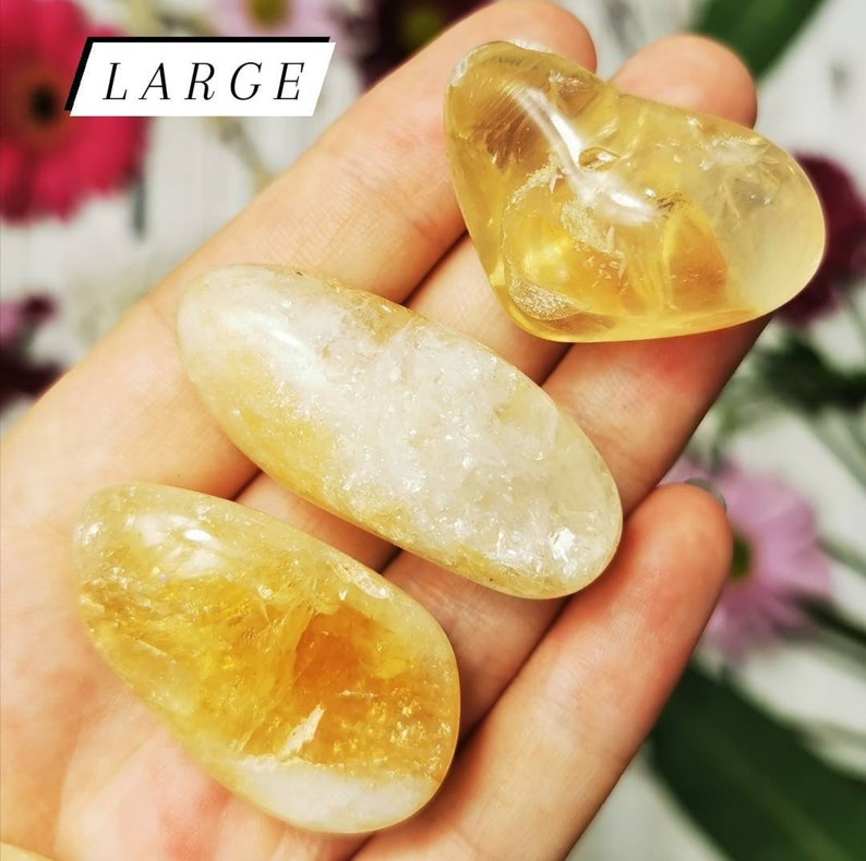 Citrine Crystals Crystals for Happiness Citrine Tumble Etsy UK